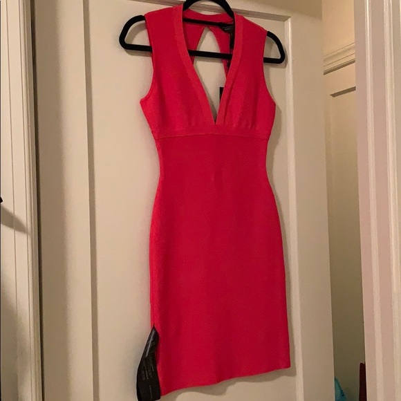 Red bodycon dress - Picture 1 of 2